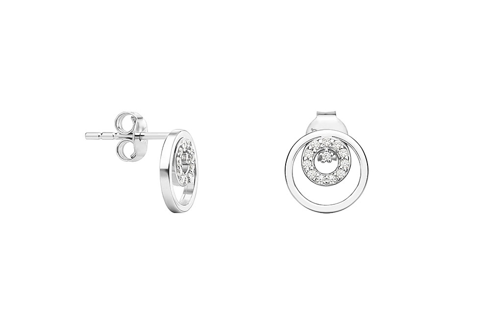 Silver 925 cz earring