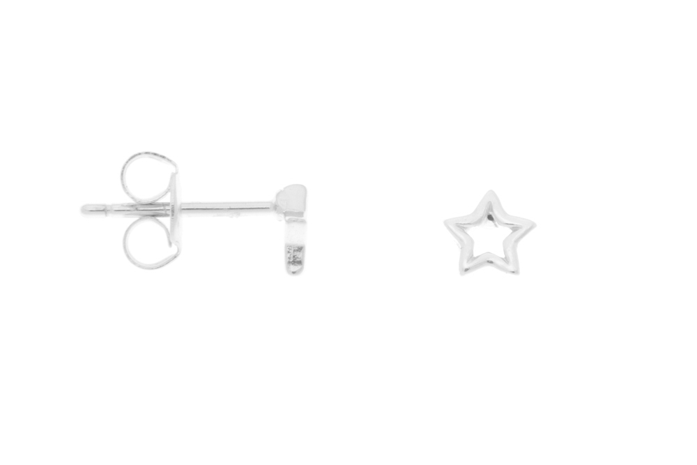 Silver 925 star earring