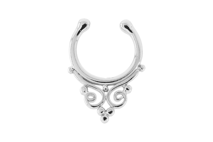 Aro de nariz plata 925 