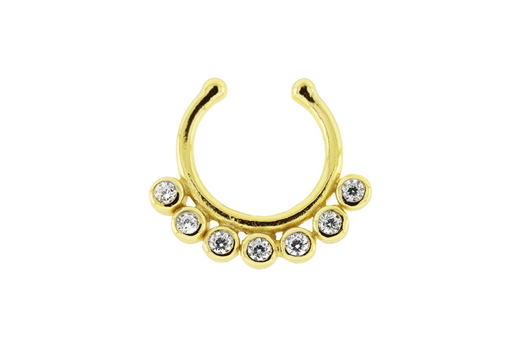 Pendiente nariz plata 925 