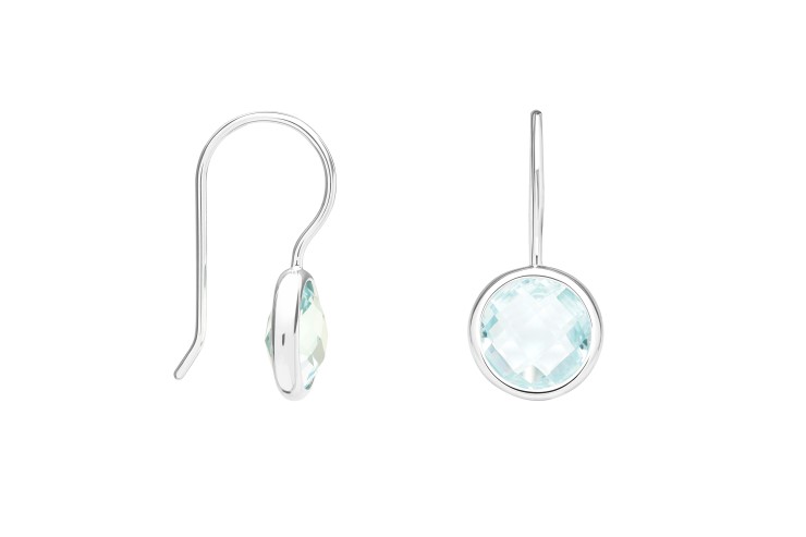 Silver 925 earring semi precious stone
