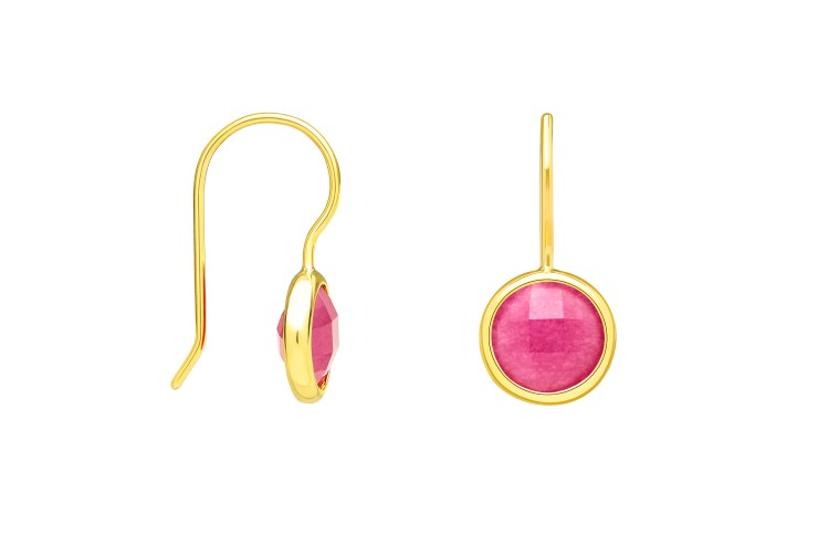 Silver 925 earring semi precious stone