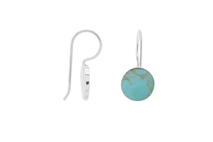 Silver 925 natural stone earring