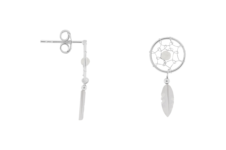 Silver 925 shiva earring