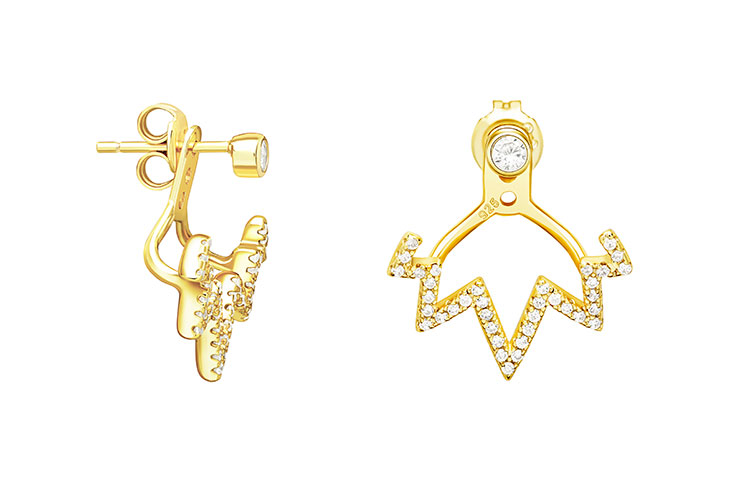 Silver 925 earring cz