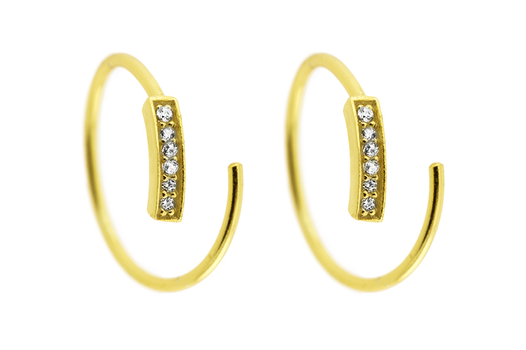 Silver 925 earring cz