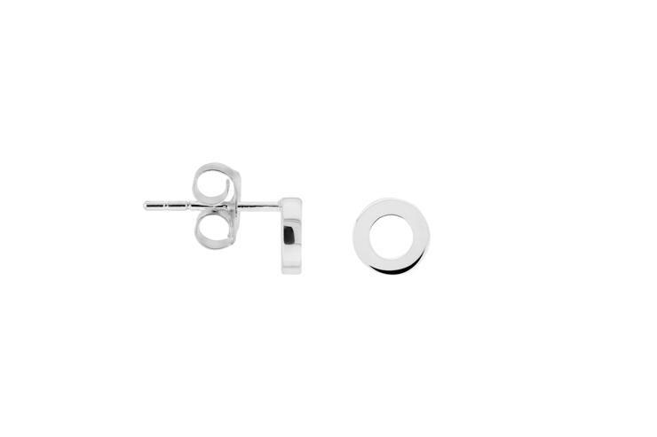 Pendiente plata 925 circulo