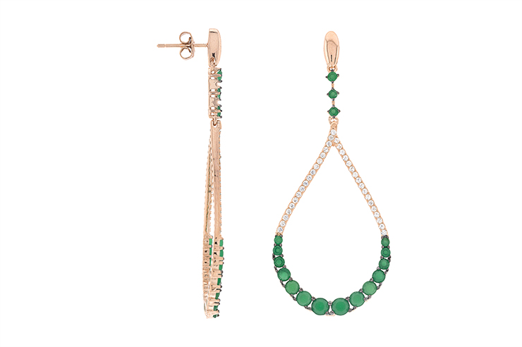 Silver 925 earring cz
