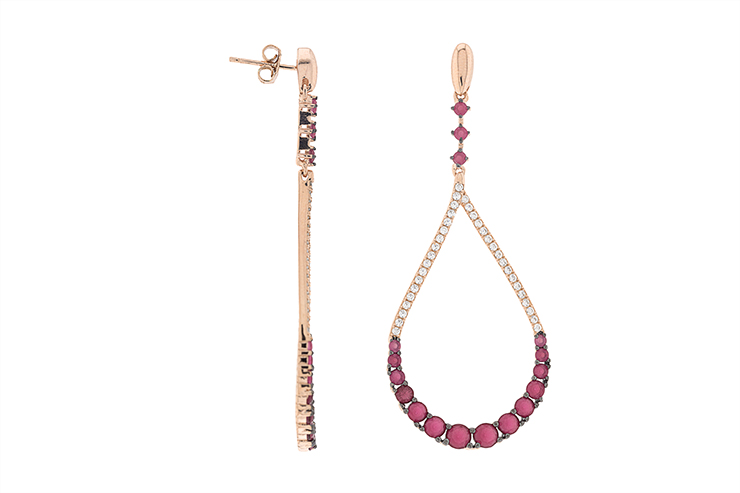 Silver 925 earring cz