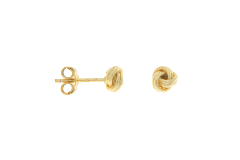 Silver 925 knot earring