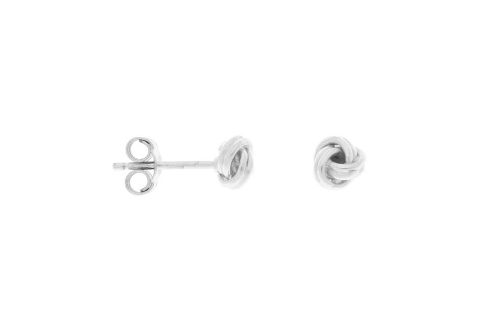 Silver 925 knot earring