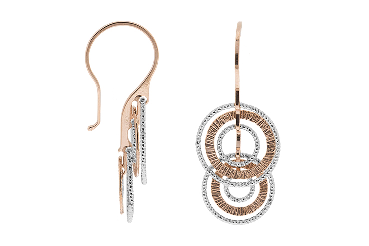 Silver 925 3d earring