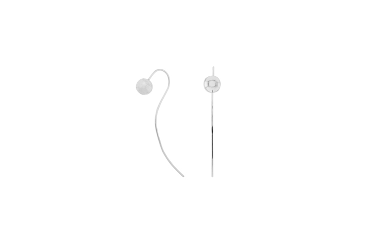 Silver 925  bead earring