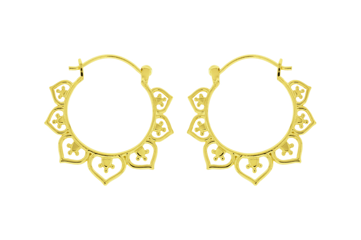 [1165900000DO] Silver 925 earring (Gold plated)