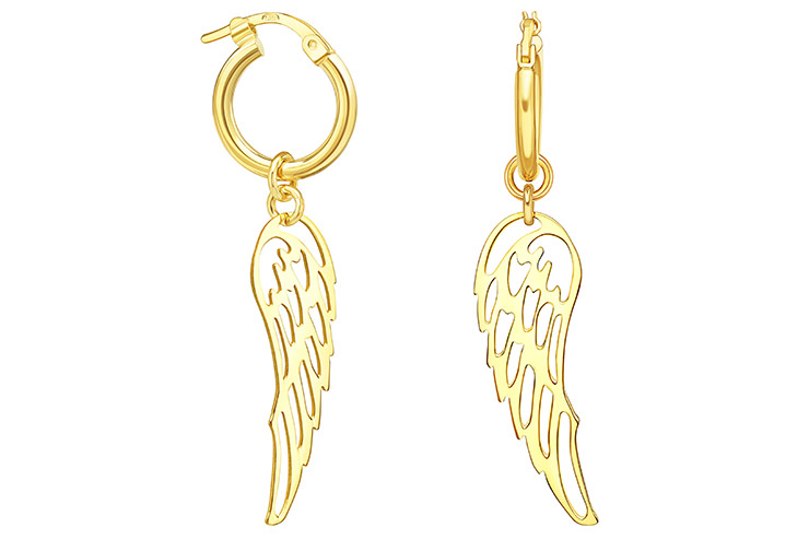 Silver 925 wings earring