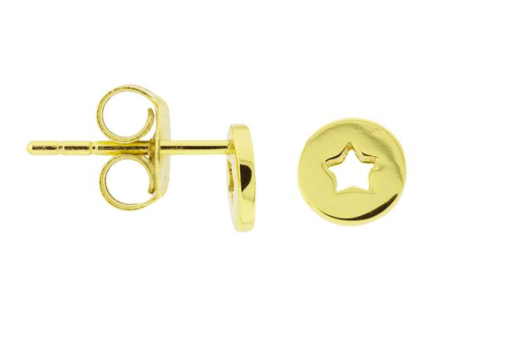 Silver 925 star earring