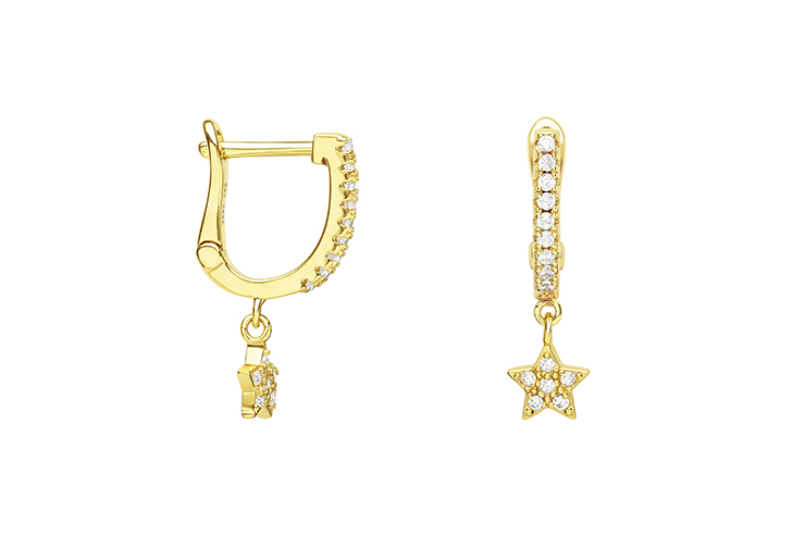 Silver 925 cz earring