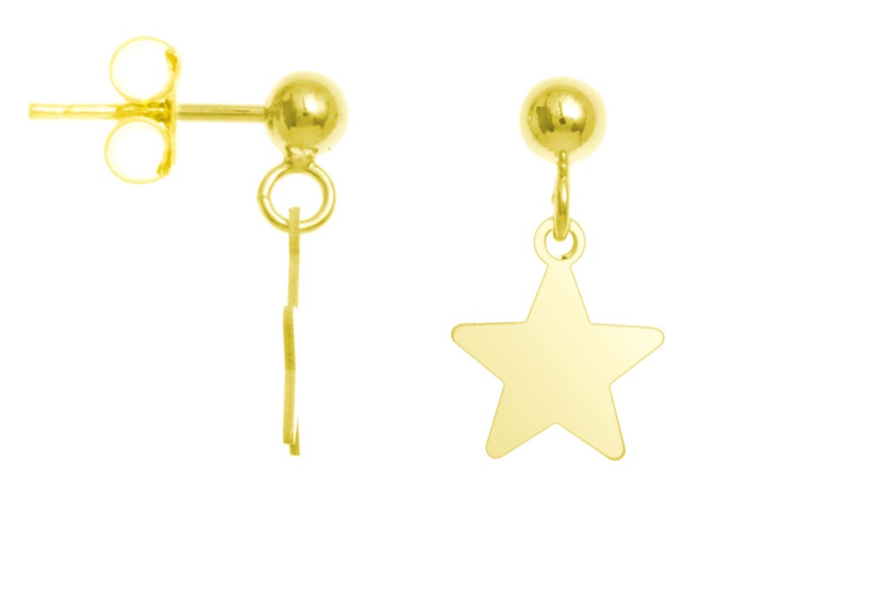 Silver 925 star earring