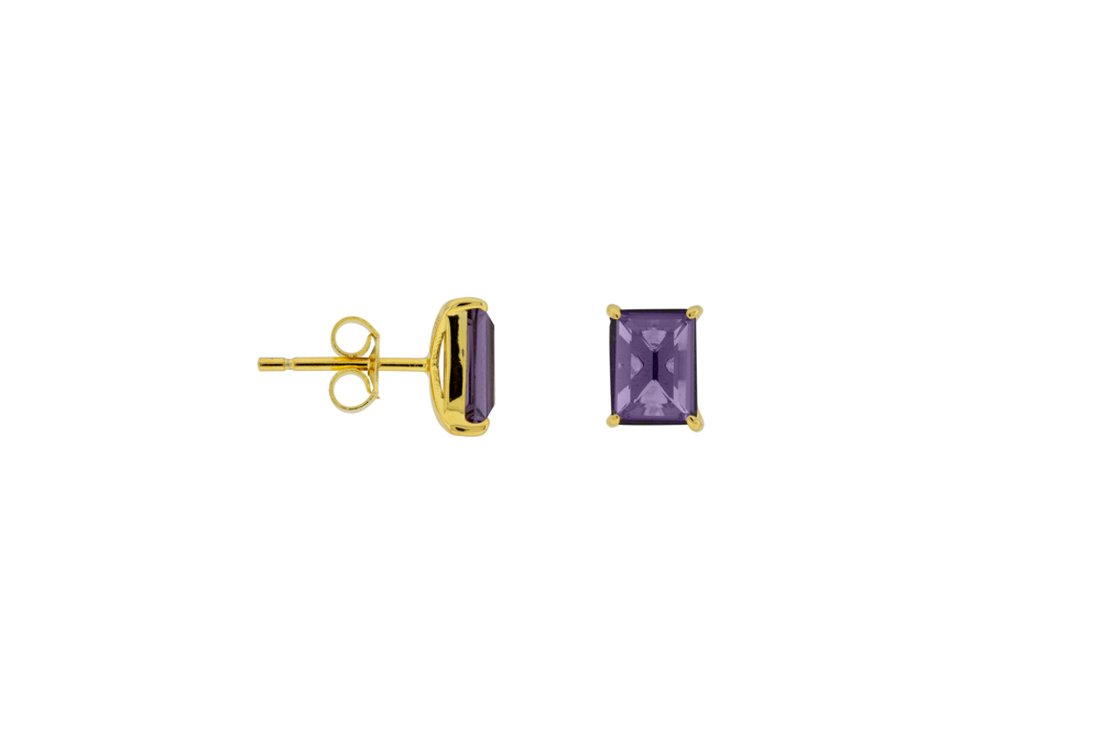 Silver 925 earring semi precious stone