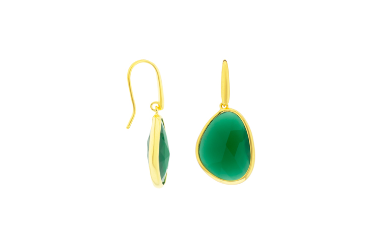 Silver 925 earring semi precious stone