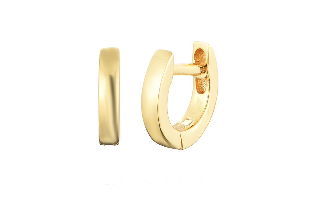 Pendiente aro plata 925