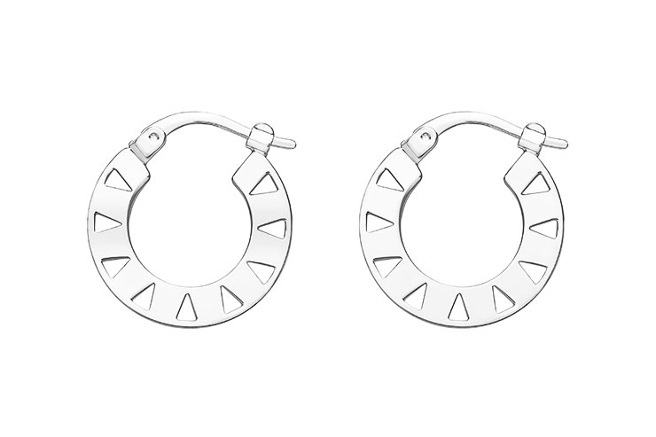 Silver 925 hoop earring