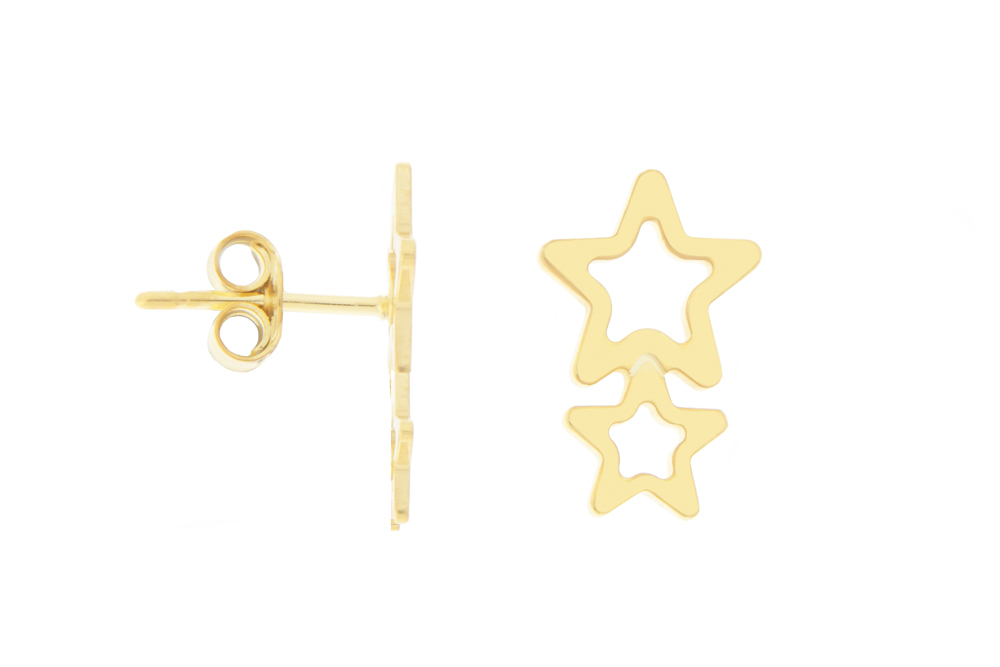 Silver 925 stars earring