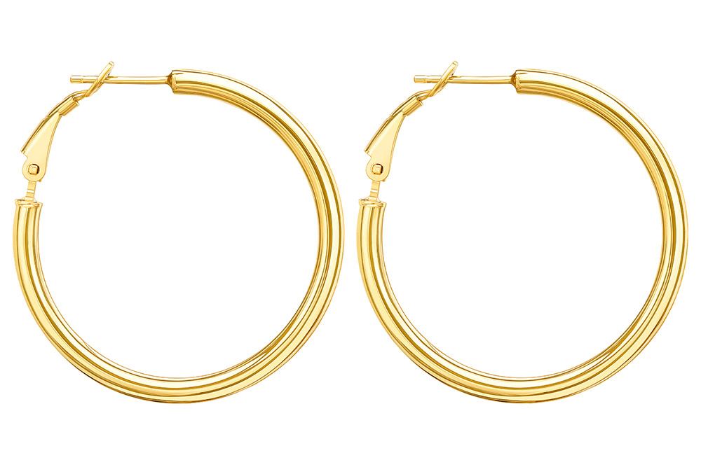 Silver 925 hoop earring