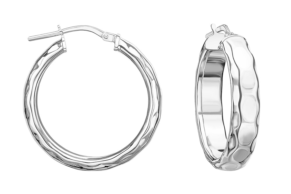 Silver 925 hoop earring