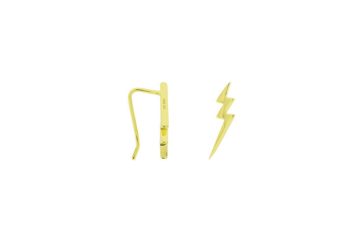 Pendiente plata 925  trepador rayo 