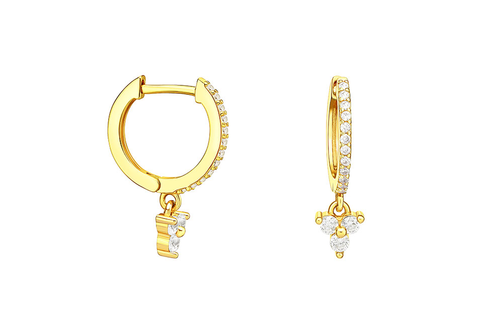 Silver 925 cz earring