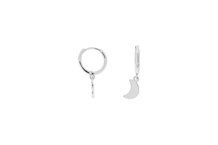 Silver 925 hoop earring