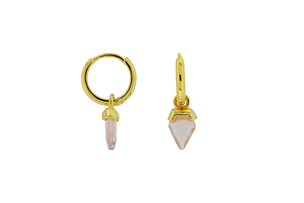 Silver 925 semi precious stone earring