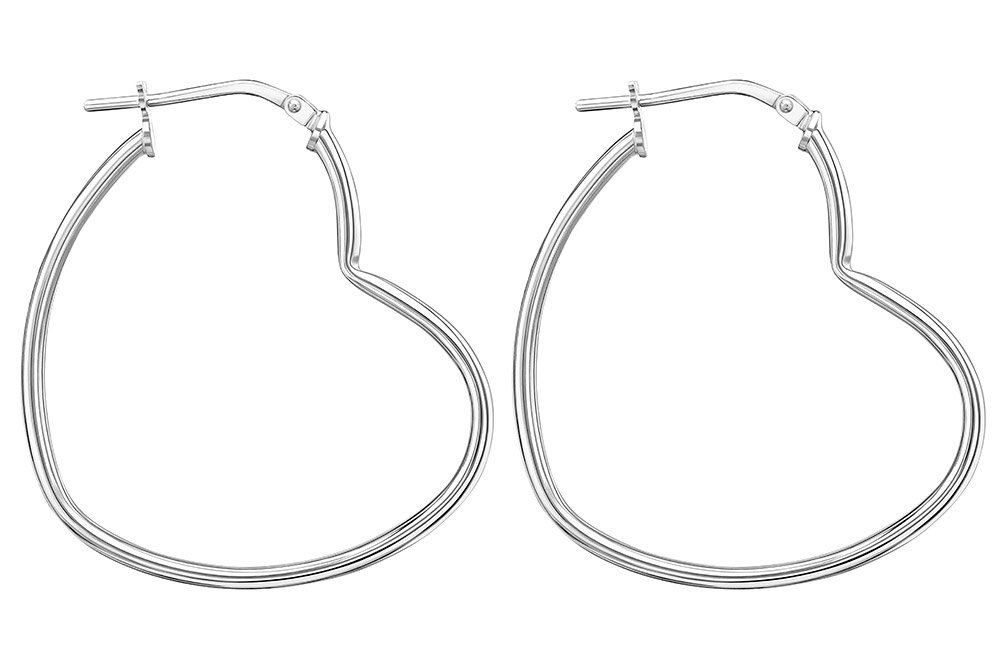 Silver 925 hoop earring