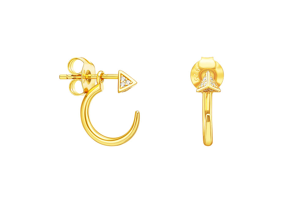 Silver 925 earring cz