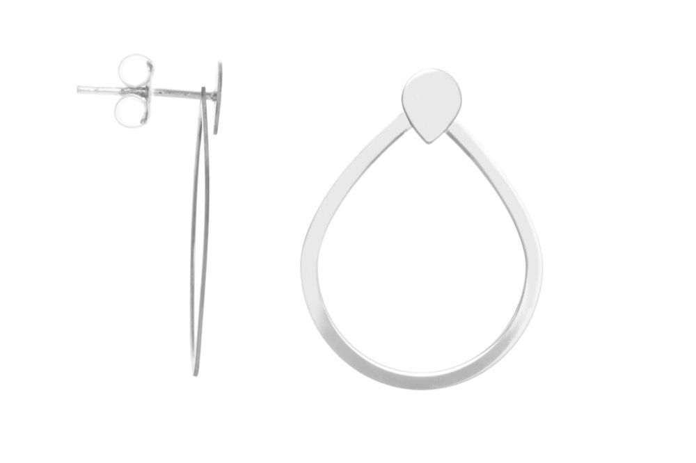 Silver 925 tears earring