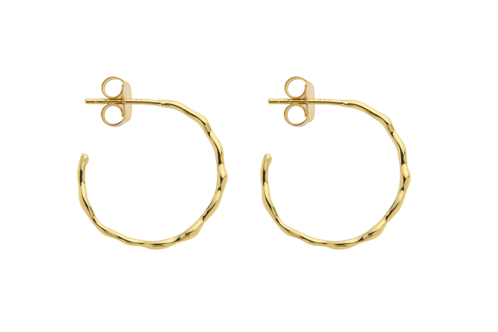 Pendiente plata 925 aro presión 