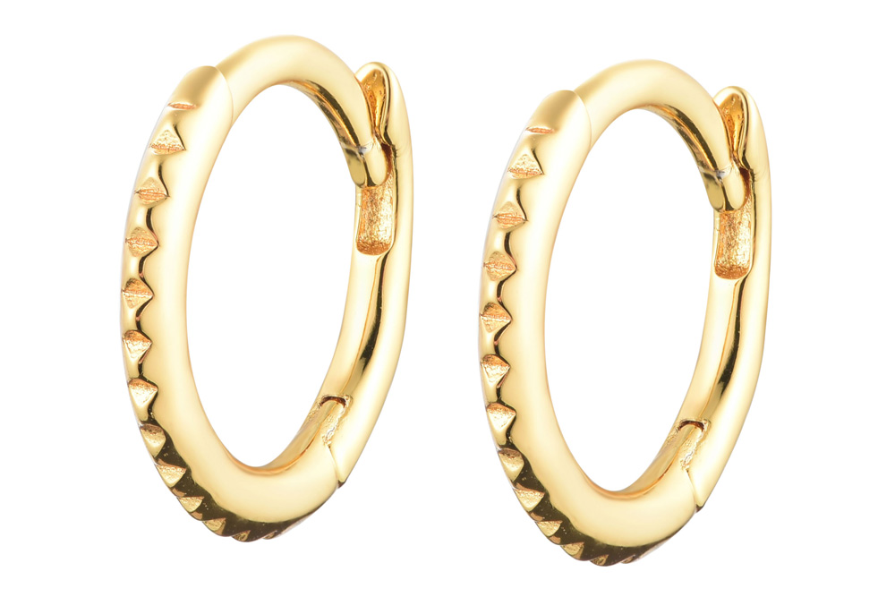 Earring hoop silver 925