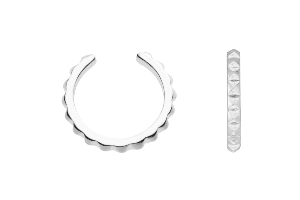 Earring hoop silver 925