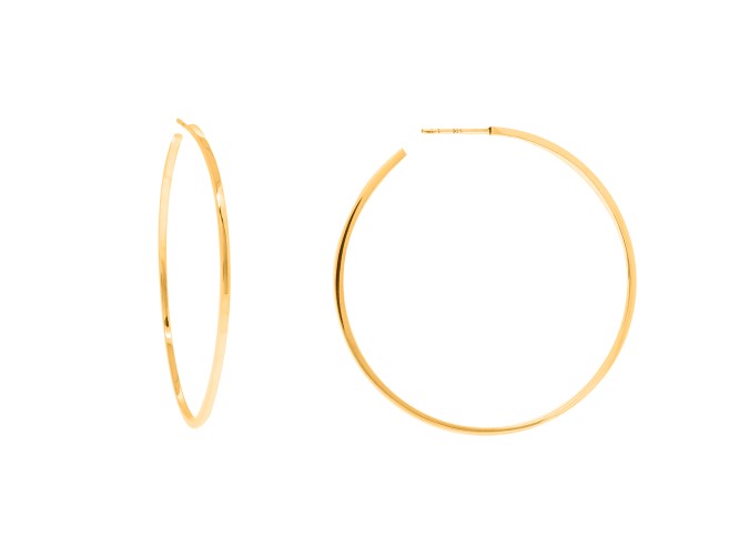 Earring hoop silver 925