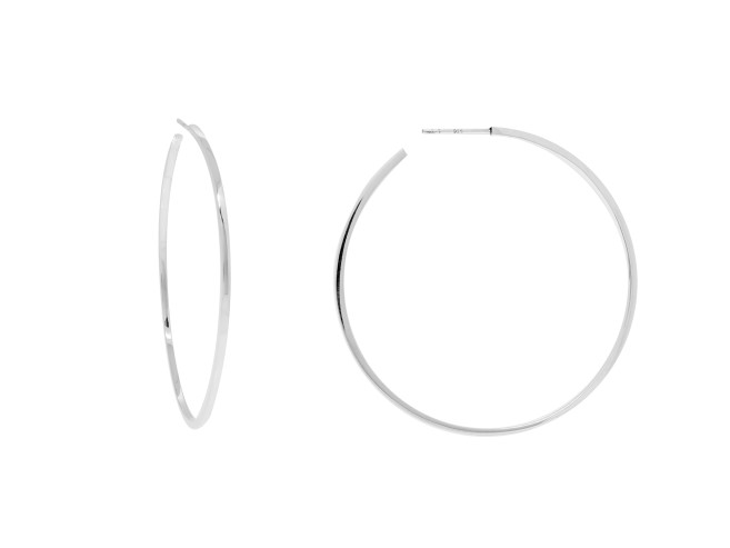 Earring hoop silver 925