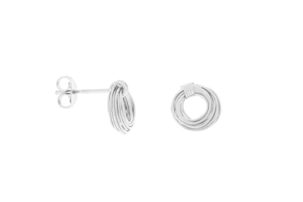 [1314800000PL] Pendiente plata 925 nido (Plata)