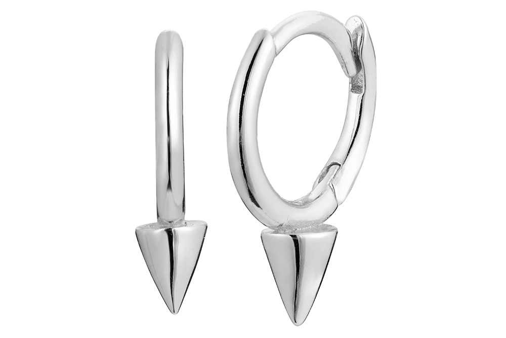 Earring hoop silver 925
