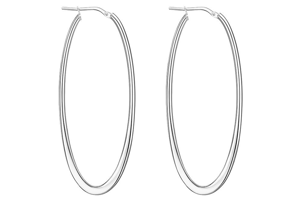 Silver 925 hoop earring