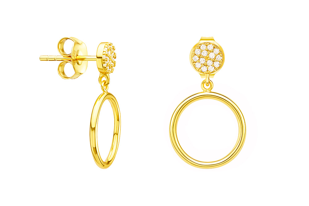 Silver 925 earring cz