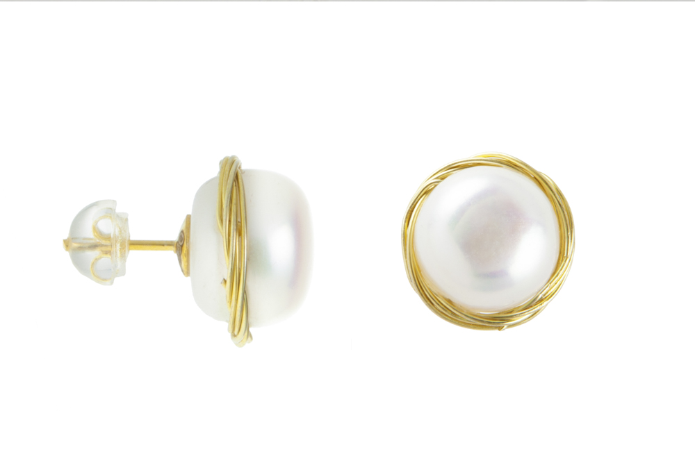 Silver 925 pearl earring
