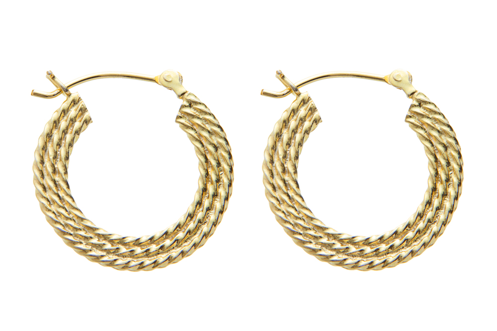 Silver 925 hoop earring