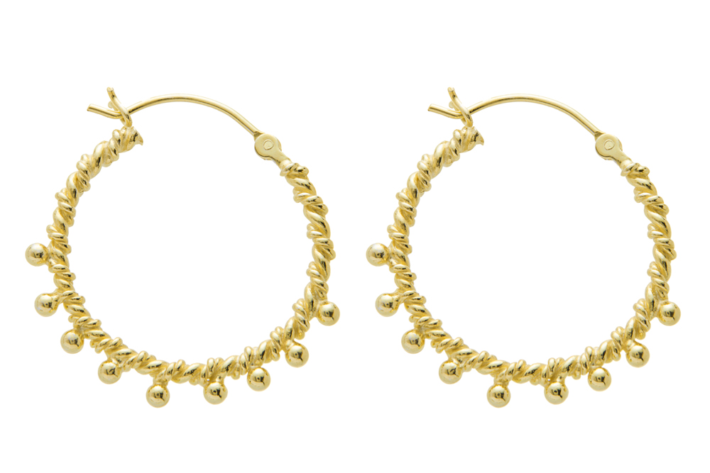 Silver 925 hoop earring