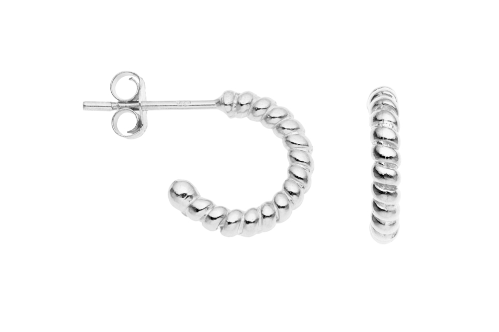 Silver 925 hoop earring