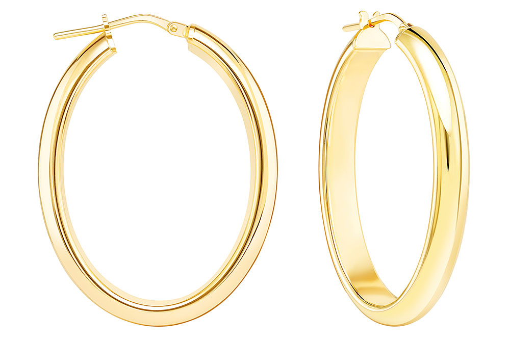 Silver 925 hoop earring